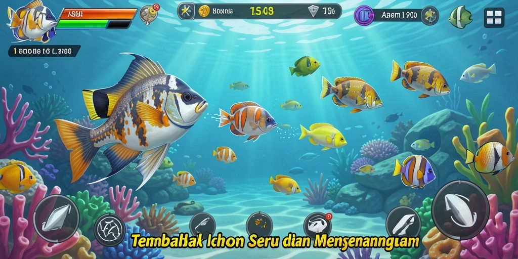 Tampilan menarik dari gameplay ASIA918 Tembak Ikan.