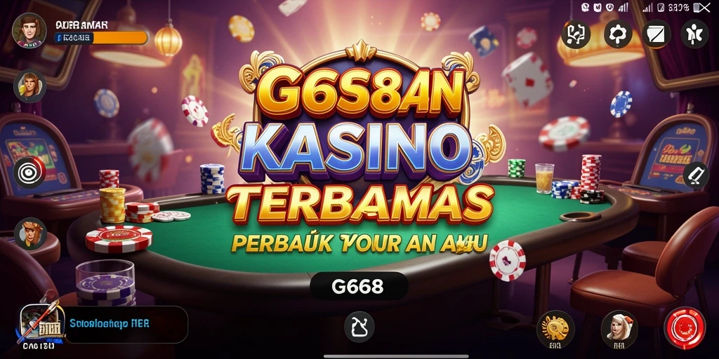 Tangkapan layar G668 menampilkan gameplay kasino yang menarik.