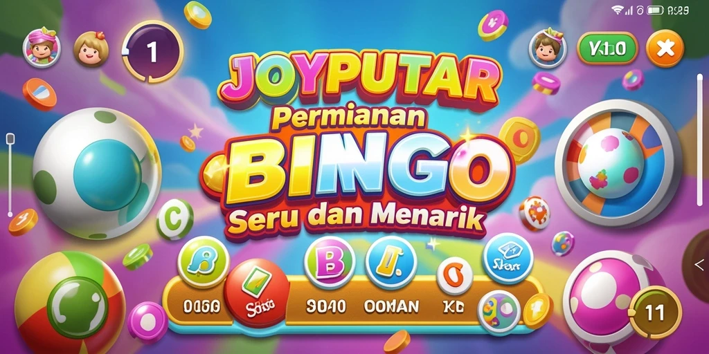 Screenshot JOYPUTAR yang menampilkan gameplay Bingo yang seru.