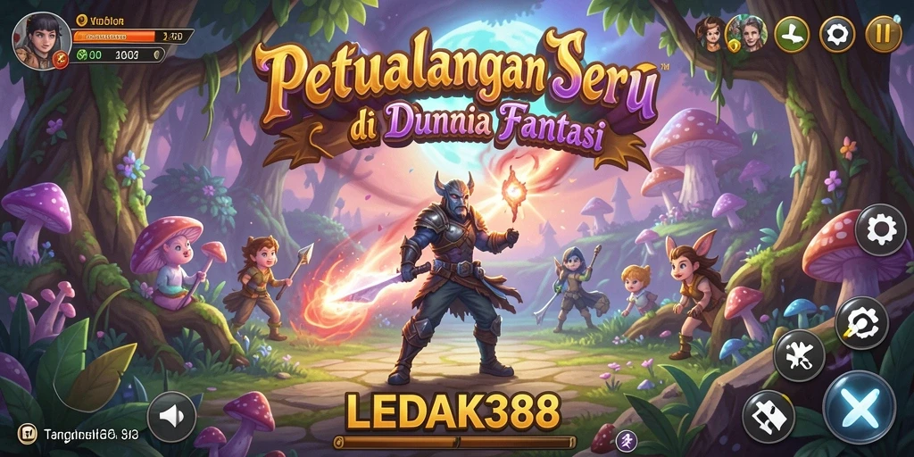 Tampak gameplay seru dan tantangan menarik di LEDAK388.
