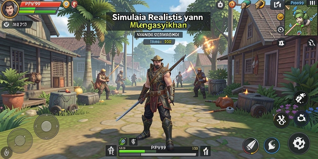 Tampilan gameplay PPV99 yang menawan dan realistis.