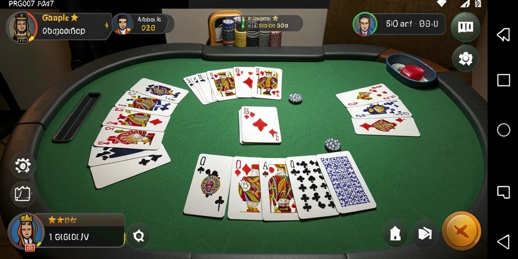 Tampilan gameplay seru dari PRG007 dengan fitur Gaple.