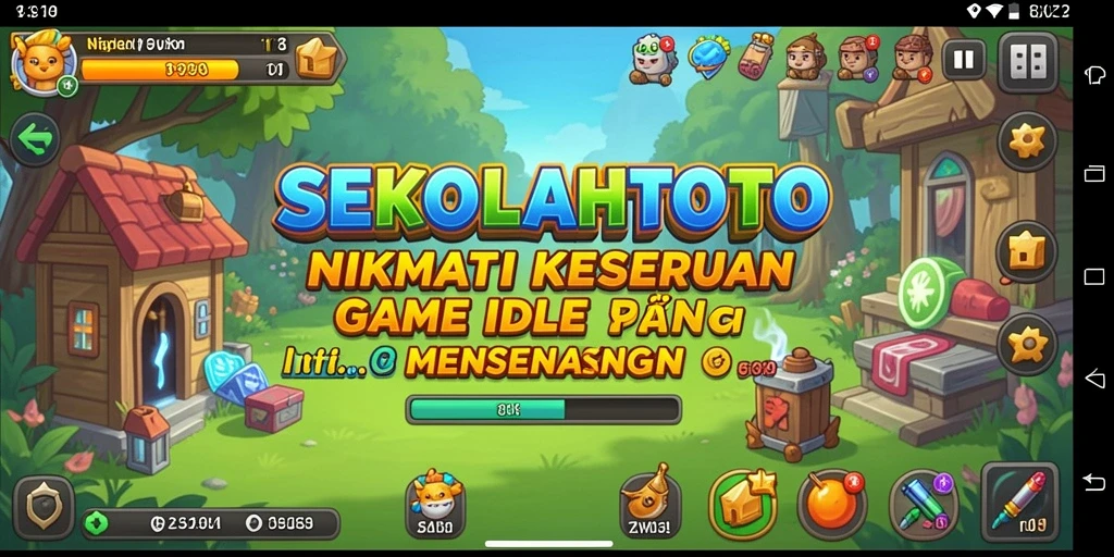 Screenshot utama memperlihatkan gameplay SEKOLAHTOTO yang menyenangkan.