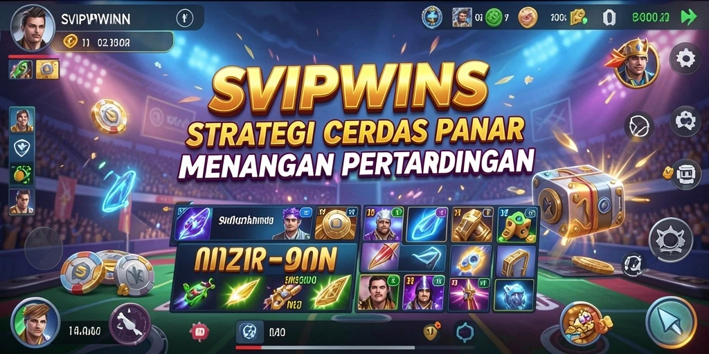 Tampilan menarik gameplay SVIPWINS dengan elemen strategi yang intens.