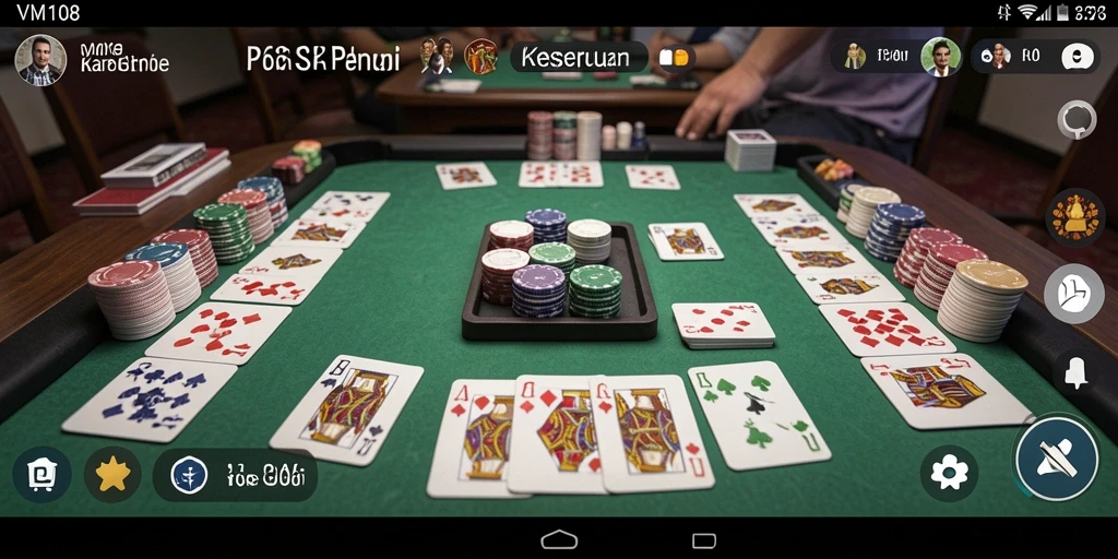 Gameplay seru dan strategis di aplikasi Gaple VM108.